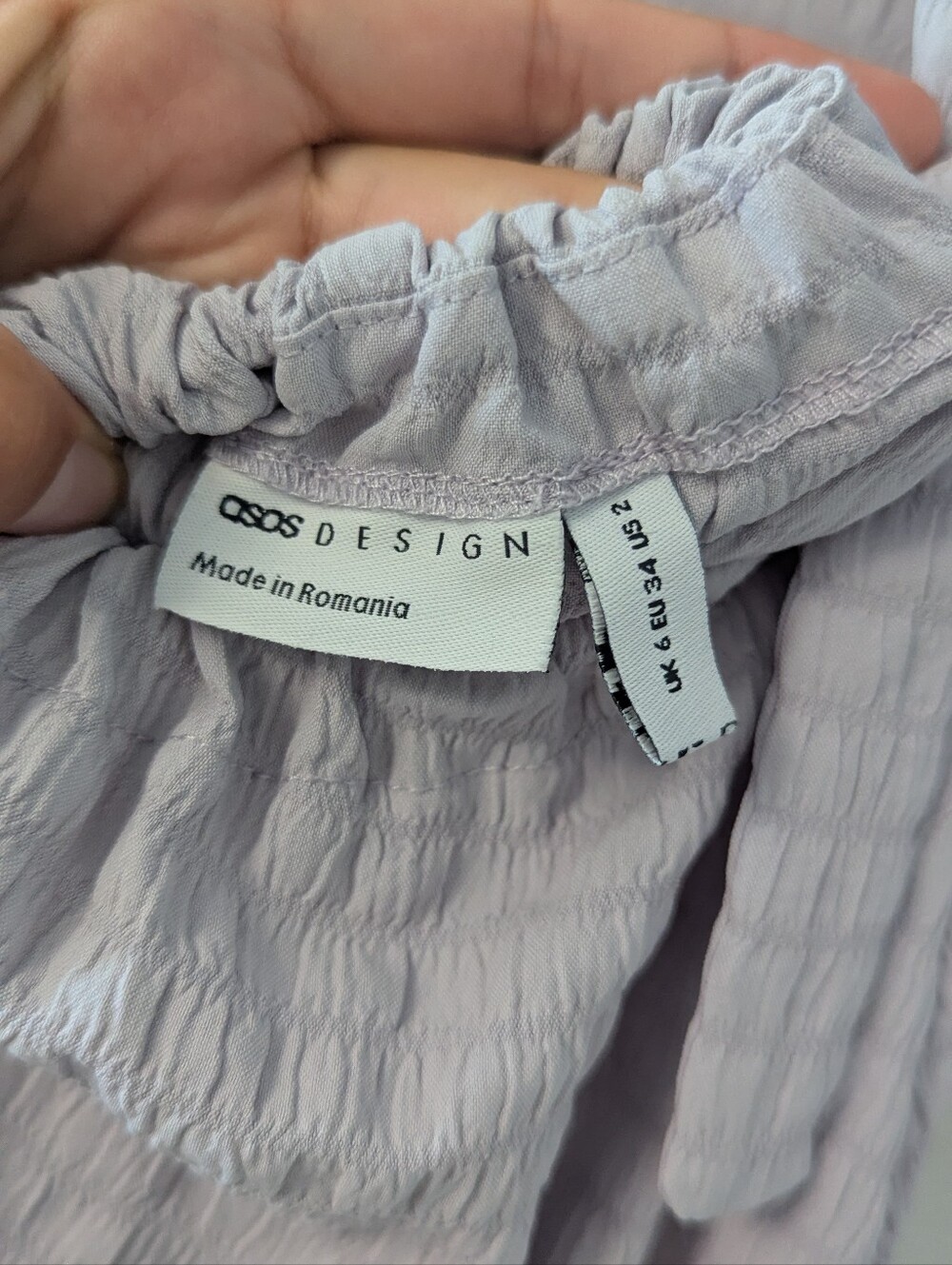 Asos Women's Lavender Puff-Sleeve Open Back Maxi Dress Size 2 VGUC! - Picture 3 of 6